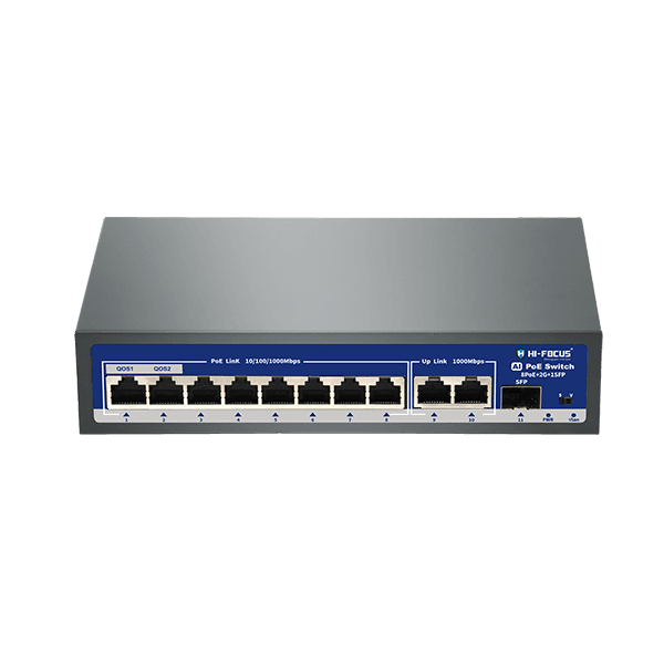 8 PORT AI POE-SWITCH