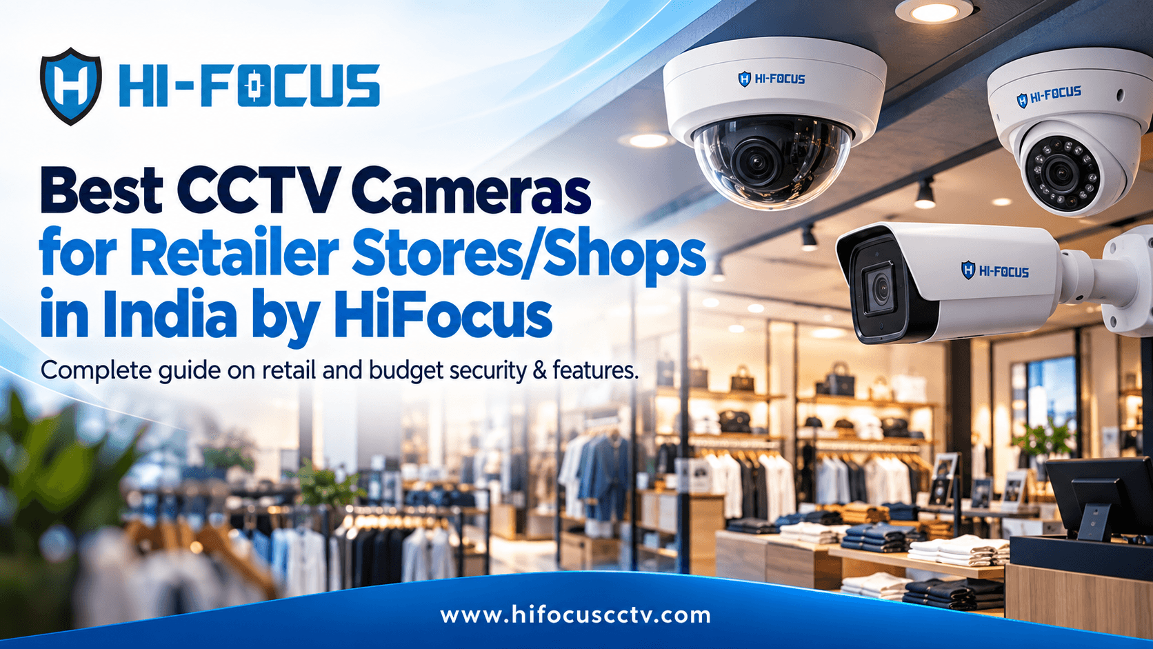 The best CCTV Security Surveillance For Retail Store in India.