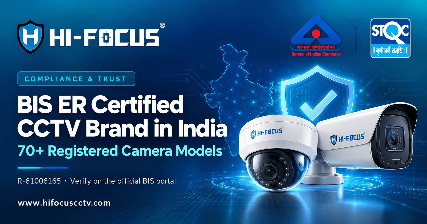BIS ER Certified CCTV Brand in India with 70+ Certified Cameras - HiFocus