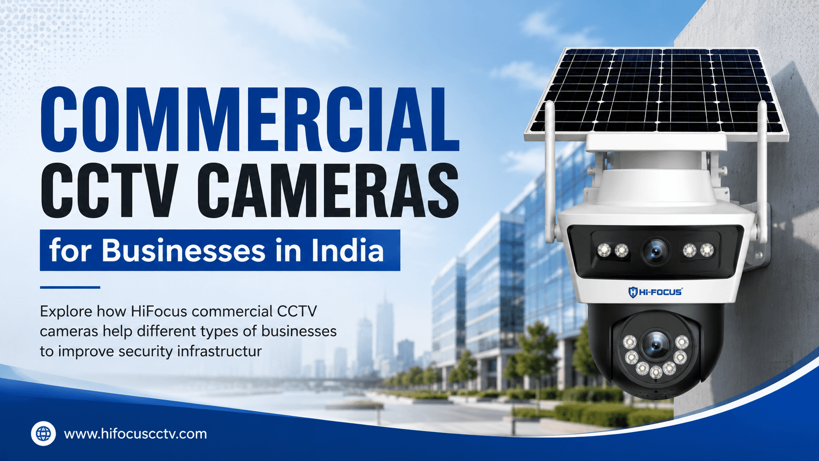 Commercial CCTV Camera Solutions for Businesses in India
