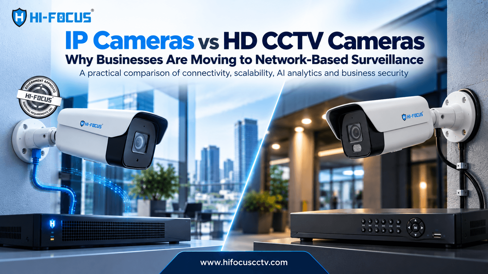 IP Cameras vs HD CCTV Cameras: Business Guide by HiFocus