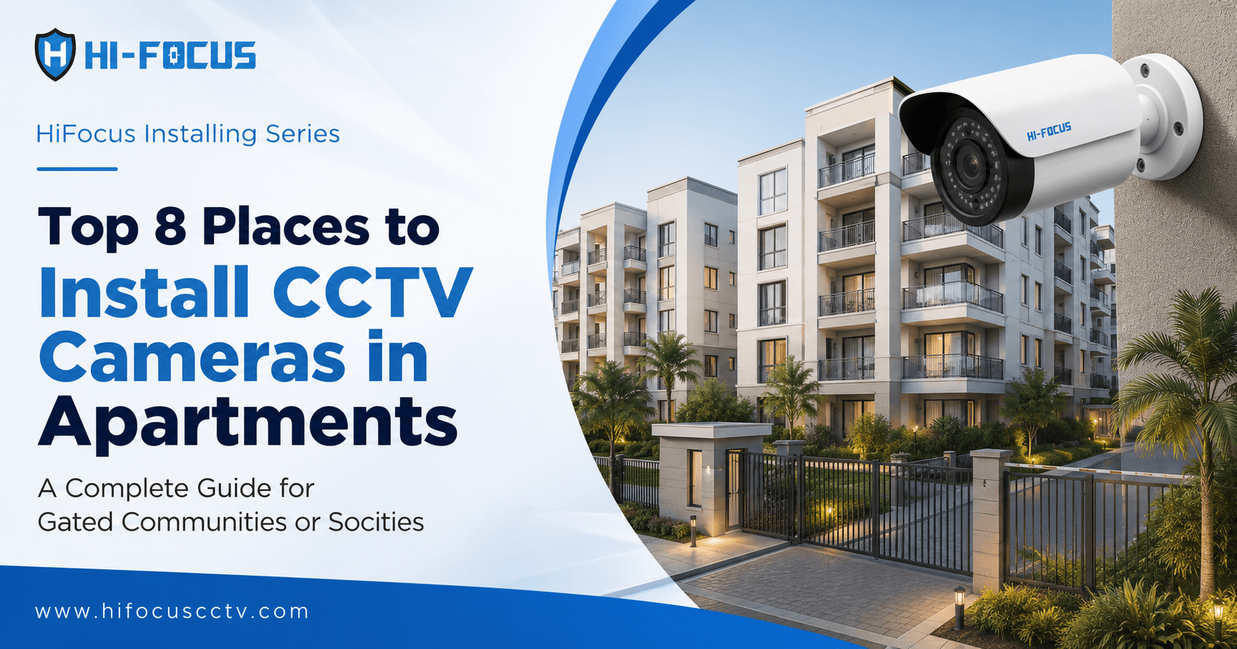 Top 8 Important Places to Install CCTV Cameras in Apartments