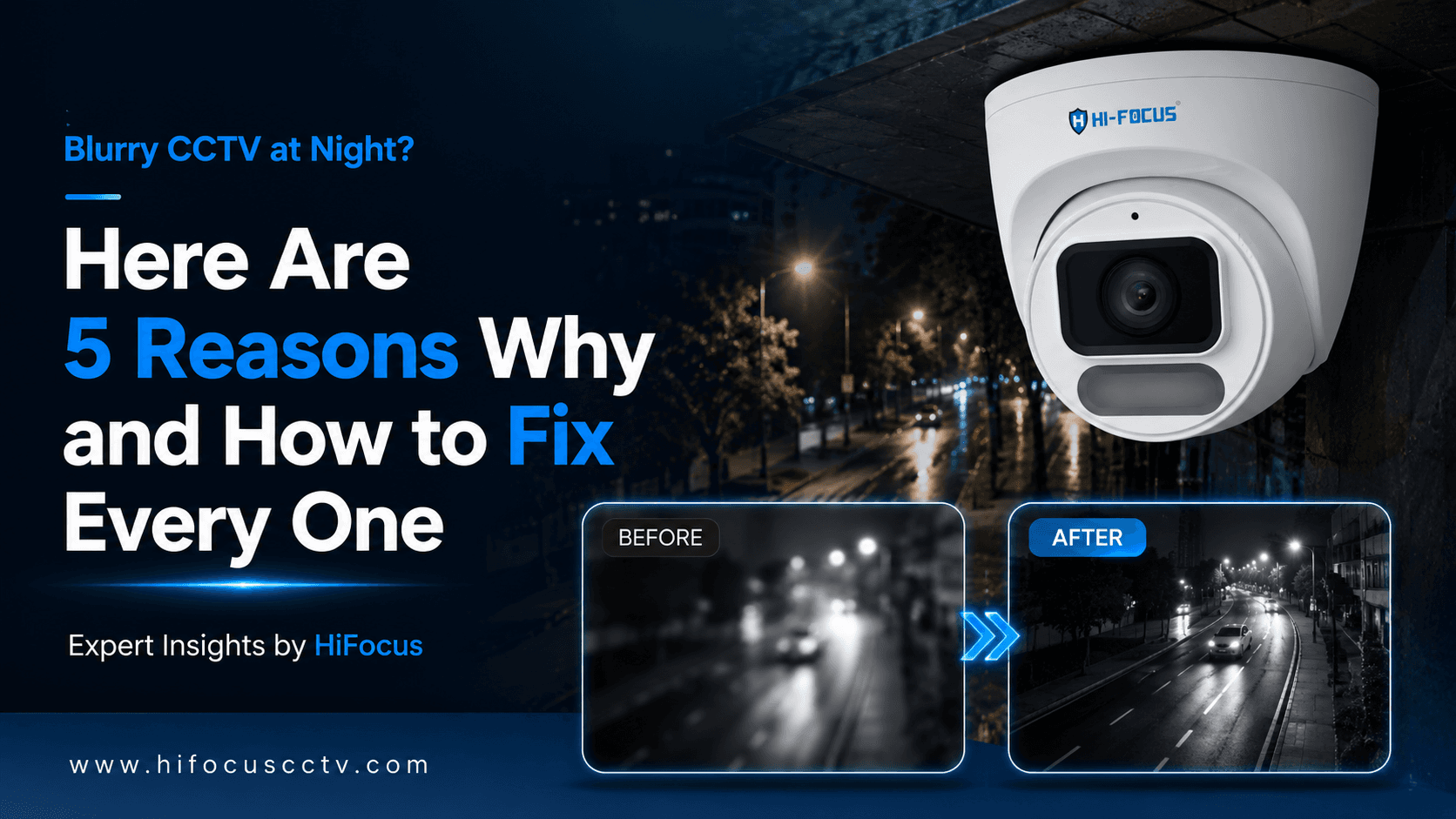 Top 5 Tips to Fix Your Blurry CCTV Footage at Night