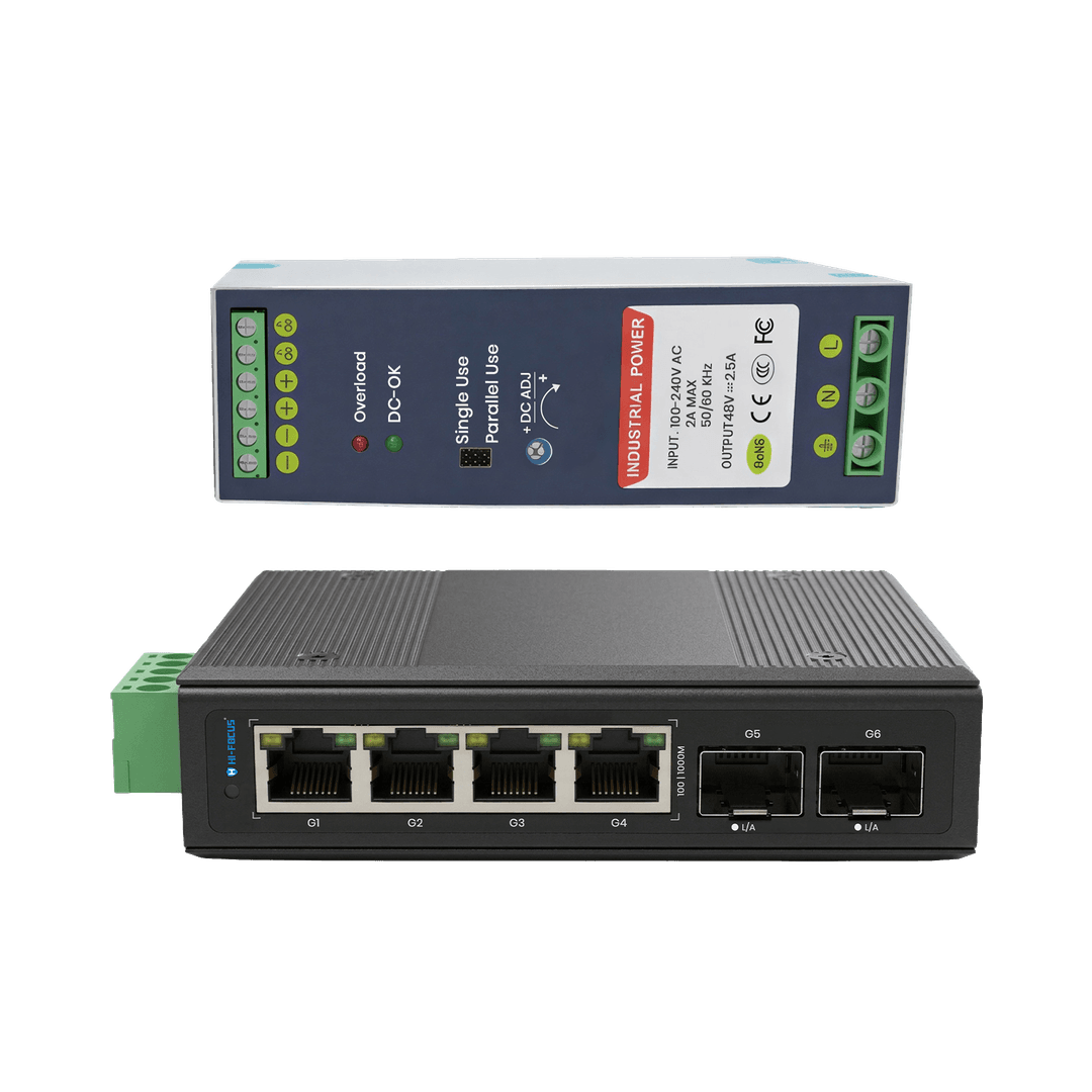 4 PORT INDUSTRIAL SWITCH